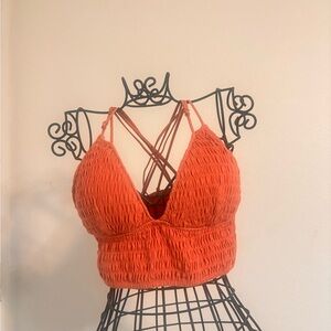 PINK Victoria's Secret Orange Bra